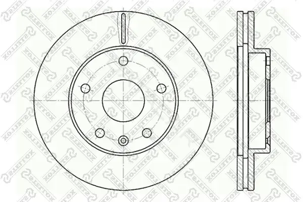 Тормозные диски STELLOX 6020-5006V-SX