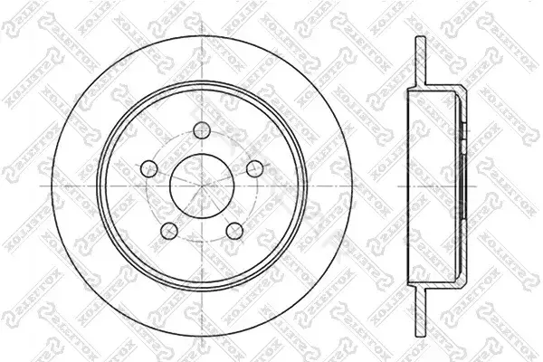 Тормозные диски STELLOX 6020-9310-SX