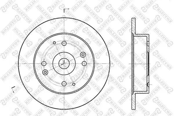 Тормозные диски STELLOX 6020-9939-SX