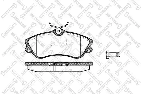 Тормозные колодки STELLOX 645000B-SX