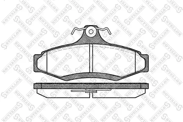 Тормозные колодки STELLOX 657010B-SX