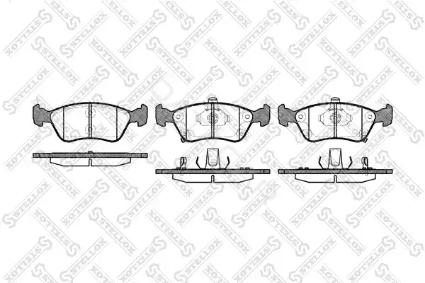 Тормозные колодки STELLOX 687002B-SX