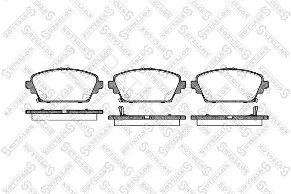 Тормозные колодки STELLOX 705002B-SX