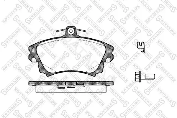 Тормозные колодки STELLOX 719002B-SX