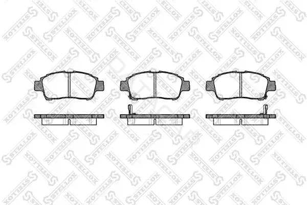 Тормозные колодки STELLOX 723002-SX