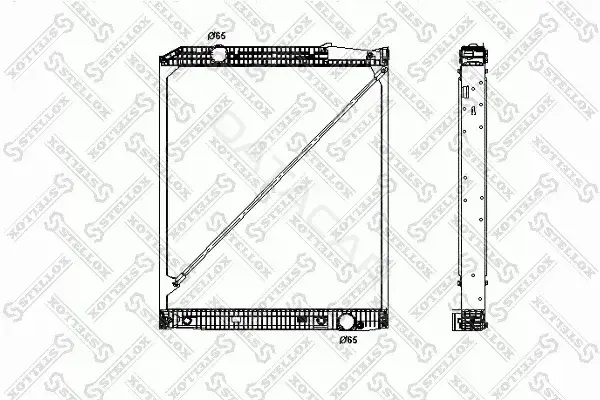 Радиатор охлаждения STELLOX 81-03305-SX