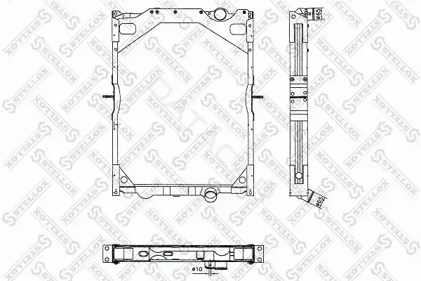 Радиатор охлаждения STELLOX 81-03311-SX