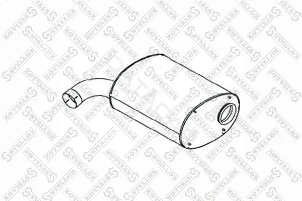 Глушитель выхлопных газов STELLOX 82-03060-SX