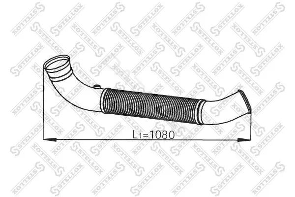 Глушитель выхлопных газов STELLOX 82-03809-SX