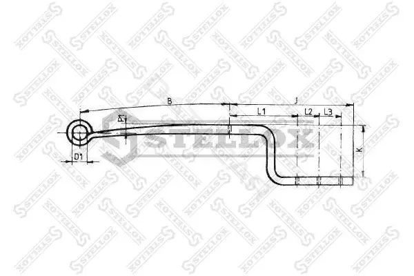 Рессора STELLOX 84-55602-SX