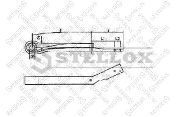 Рессора STELLOX 84-55701-SX