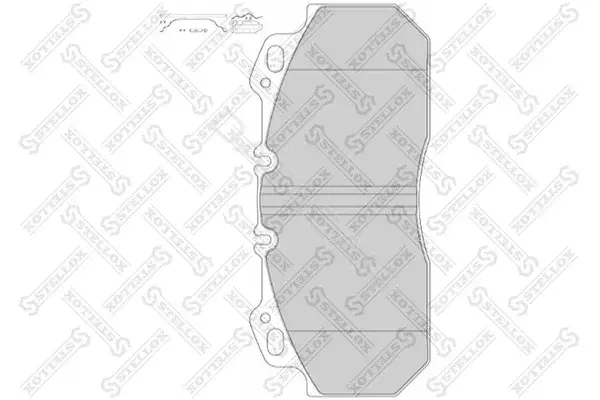 Тормозные колодки STELLOX 85-01417-SX