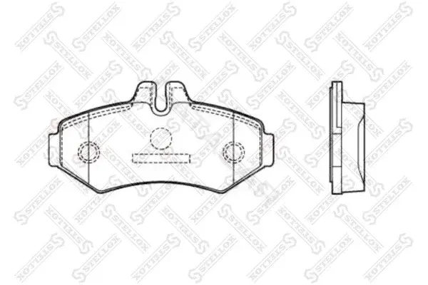 Тормозные колодки STELLOX 85-11406-SX