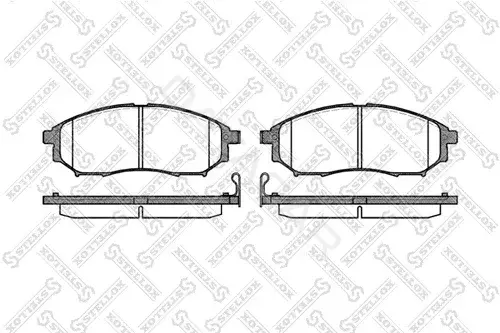 Тормозные колодки STELLOX 863014-SX