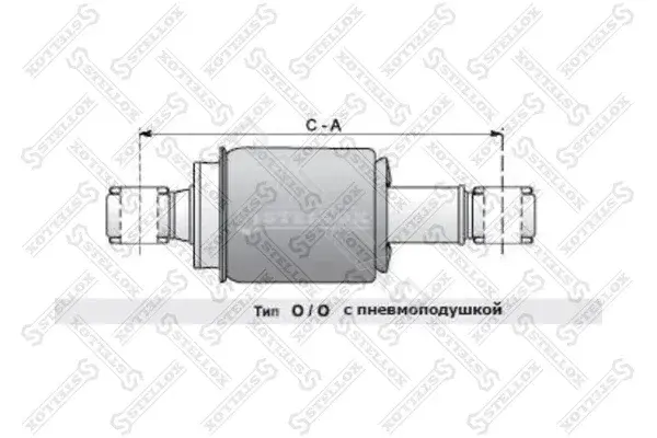 Амортизатор кабины STELLOX 87-03381-SX