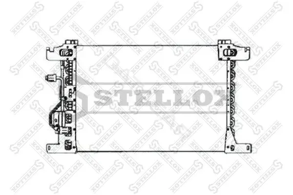 Радиатор кондиционера STELLOX 87-39102-SX