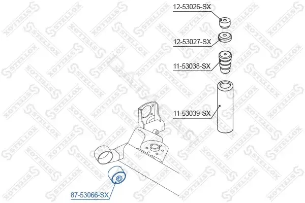 Сайлентблок рычага STELLOX 87-53066-SX