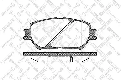 Тормозные колодки STELLOX 895000-SX