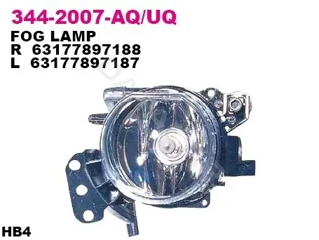 Противотуманные фары DEPO 344-2007L-UQ