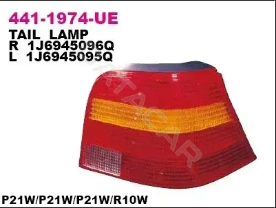 Задние фонари DEPO 441-1974R-UE