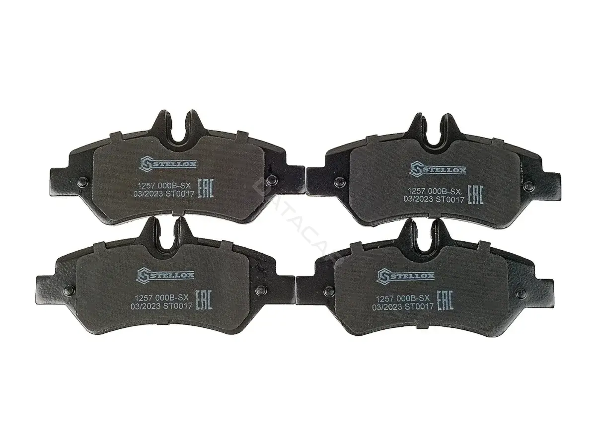 Тормозные колодки STELLOX 1257000B-SX