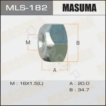 Гайка колеса MASUMA MLS-182