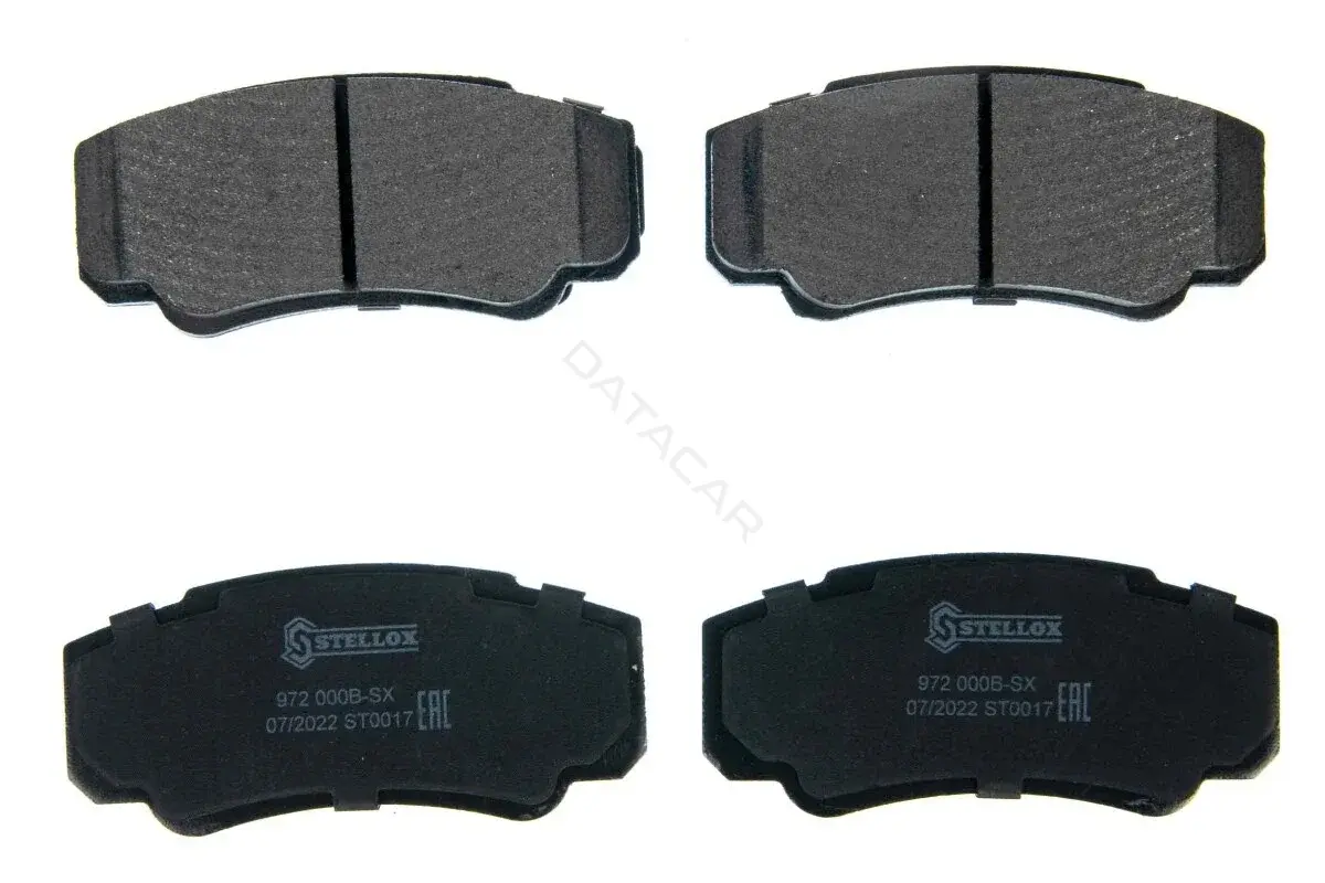 Тормозные колодки STELLOX 972000B-SX