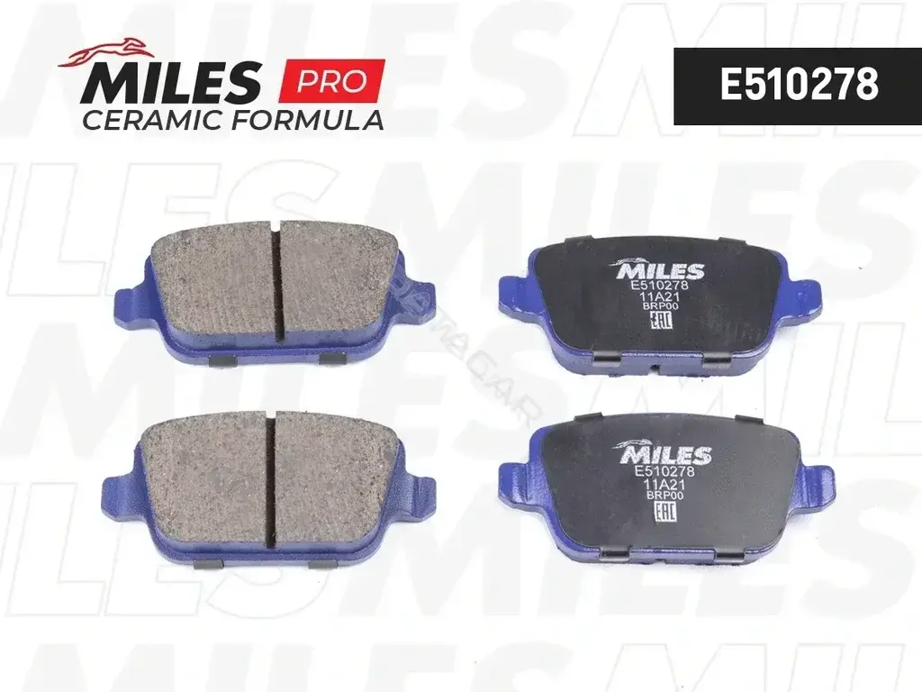 Тормозные колодки MILES E510278