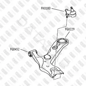 Шаровая опора FIXAR FK0180