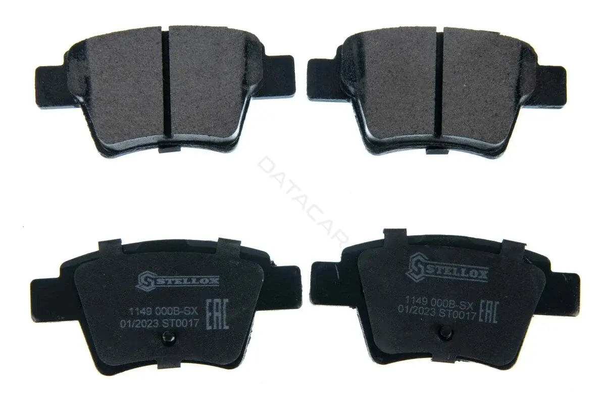 Тормозные колодки STELLOX 1485000B-SX