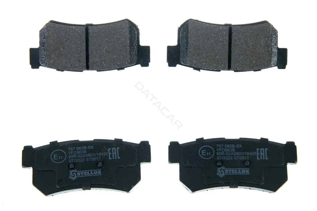 Тормозные колодки STELLOX 1499000B-SX