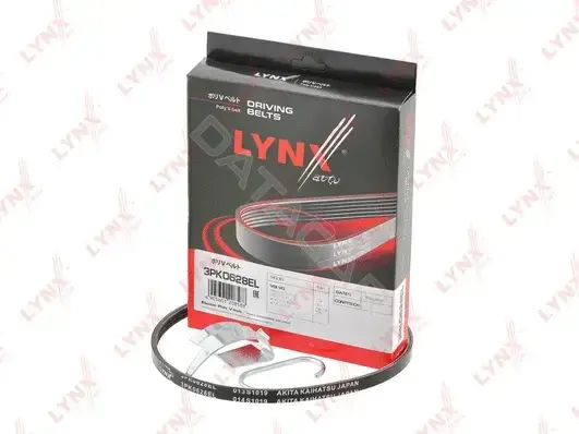 Ремень ручейковый LYNXAUTO 3PK0628EL