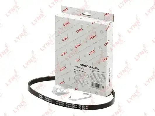Ремень ручейковый LYNXAUTO 4PK0843EL