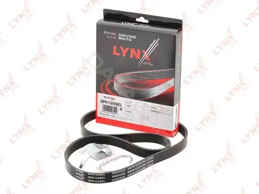 Ремень ручейковый LYNXAUTO 6PK1249EL