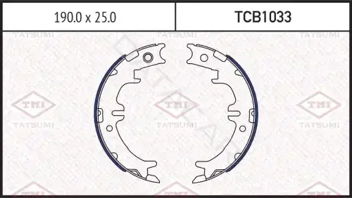 Барабанные колодки TATSUMI TCB1033