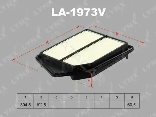 Воздушный фильтр LYNXAUTO LA-1973V