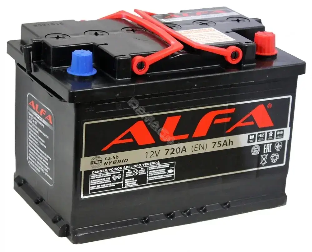 Аккумулятор ALFA A075311099R6CT-75