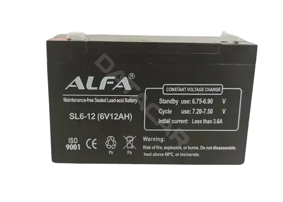 Аккумуляторы и батарейки ALFA SL6-12