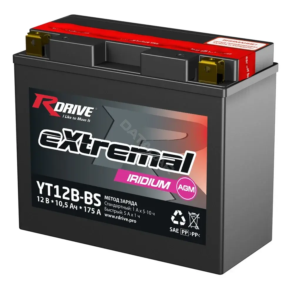 Аккумулятор RDrive YT12BBS