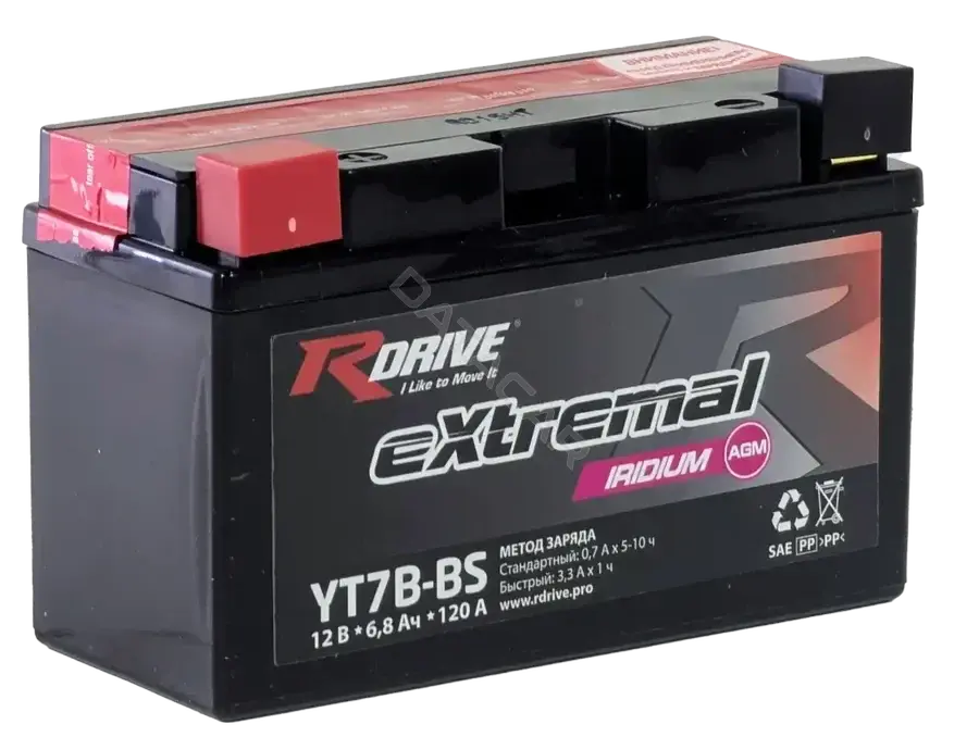Аккумулятор RDrive YT7B-BS