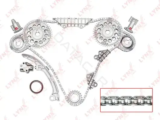 Комплект цепи ГРМ LYNXAUTO TK-0032