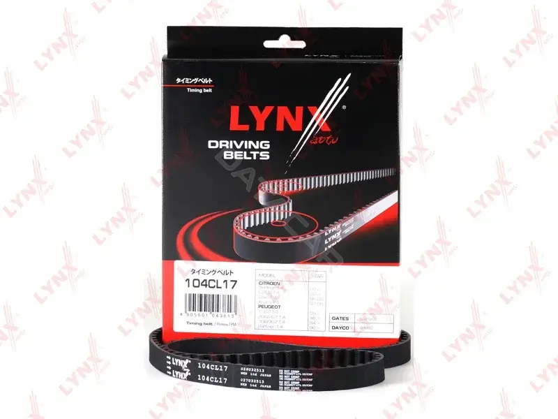 Ремень ГРМ LYNXAUTO 104CL17