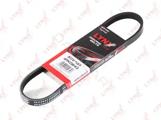 Ремень ручейковый LYNXAUTO 4PK0643