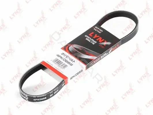 Ремень ручейковый LYNXAUTO 4PK0668
