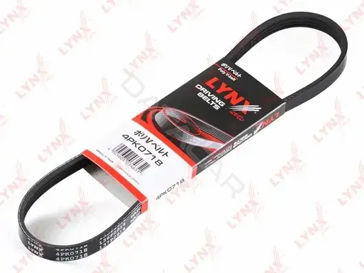 Ремень ручейковый LYNXAUTO 4PK0718