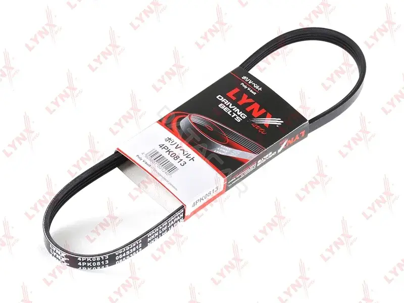 Ремень ручейковый LYNXAUTO 4PK0813