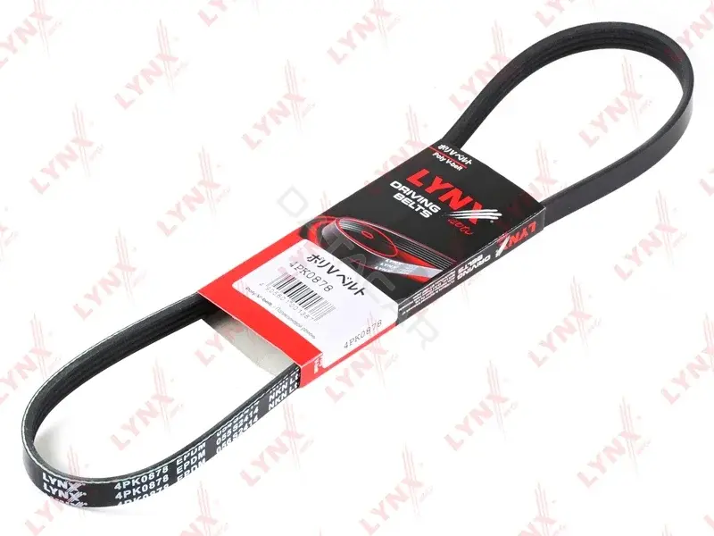 Ремень ручейковый LYNXAUTO 4PK0878