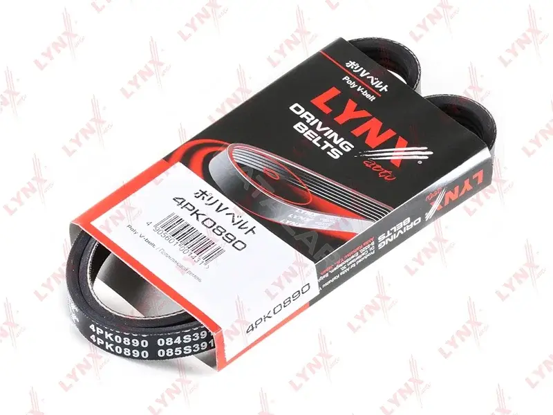 Ремень ручейковый LYNXAUTO 4PK0890