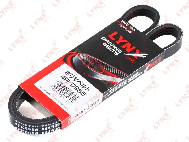 Ремень ручейковый LYNXAUTO 4PK0955