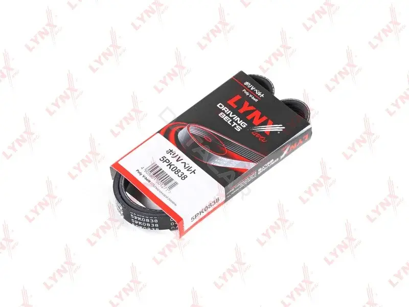 Ремень ручейковый LYNXAUTO 5PK0838